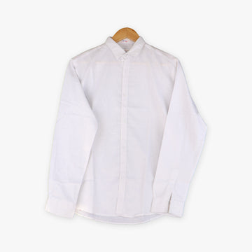 #A022 Men Plain Shamera Simple Shirt Summer