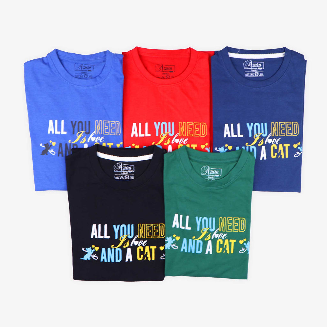 #A116 Cotton Jersey Print T-Shirt for Men Summer