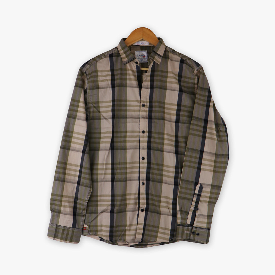 #A007 Barbari Check Shirt Men Spring&Autumn