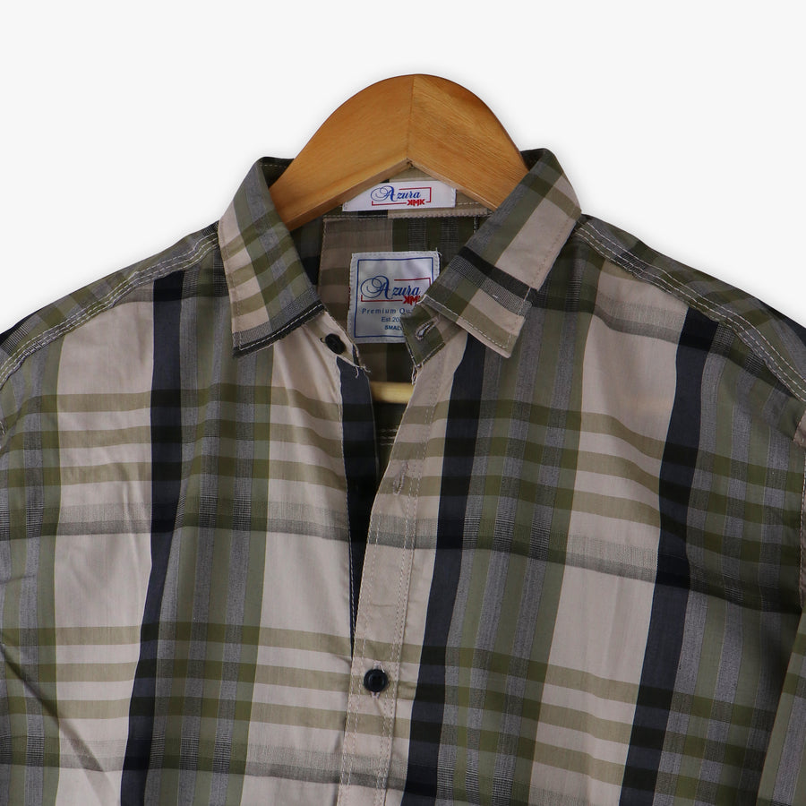 #A007 Barbari Check Shirt Men Spring&Autumn