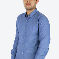 #A061 Men Plain Shamera Simple Shirt Spring&Autumn