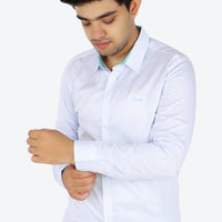 #A001 Men Cotton Lining Simple Shirt Summer